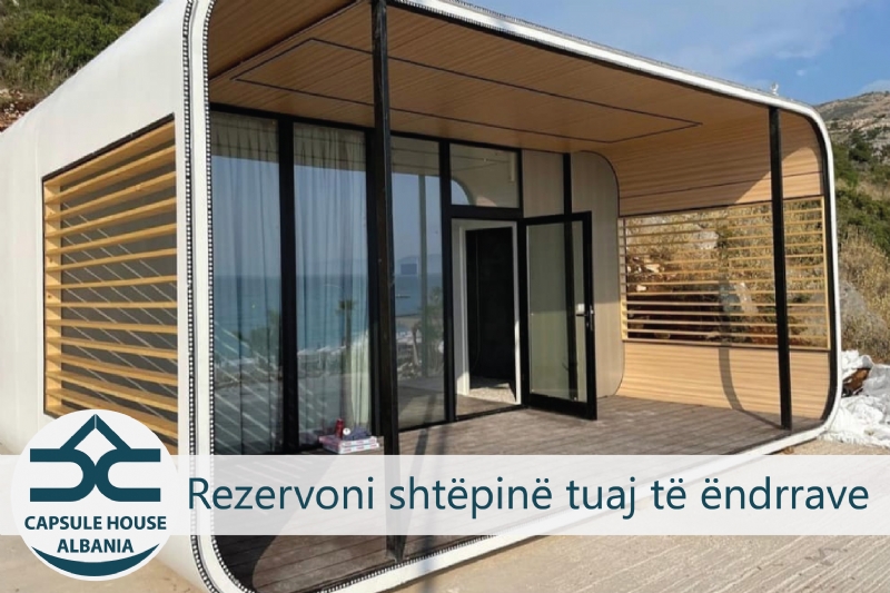 Capsule House Albania, kapsula modulare Elbasan, kapsula eko Elbasan, kapsula prefab Elbasan, kapsula per biznes Elbasan, kapsula eko e pershtatshme Elbasan, vila Eco Capsule Elbasan, hotel Eco Capsule Elbasan