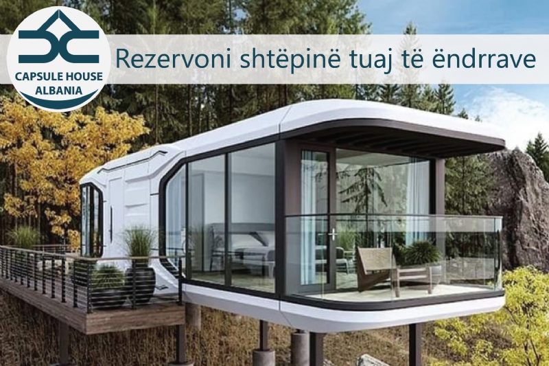 Capsule House Albania, shtepi ekologjike kapsula Vlore, shtepi kapsula Vlore, shtepi ekologjike me rezine Vlore, shtepi modulare Vlore, shtepi 38 m² Vlore, shtepi prefabrikuar Vlore, shtepi kompakte Vlore