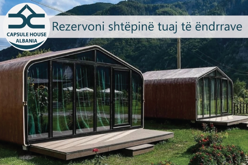 Capsule House Albania, eco shtepi me rezine Vlore, eco shtepi ekologjike Vlore, eco shtepi prefabrikuar Vlore, eco shtepi prefabrikat Vlore, eco capsule Vlore, kapsula luksoze Vlore, kapsula luks Vlore