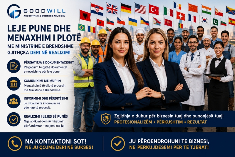 Nga dokumentacioni deri te leja e punës – ne kujdesemi për gjithçka.