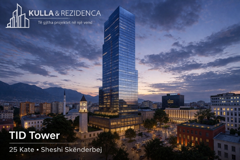 Top 30 Kullat me te Larta ne Tirane 2026, Kullat rezidenciale ne bllok tirane, apartamente ne kulla te liqeni artificial tirane, rezidenca luksoze prane liqenit tirane, kulla moderne ne zonen e ish bllokut, ndertime te reja ne tirane