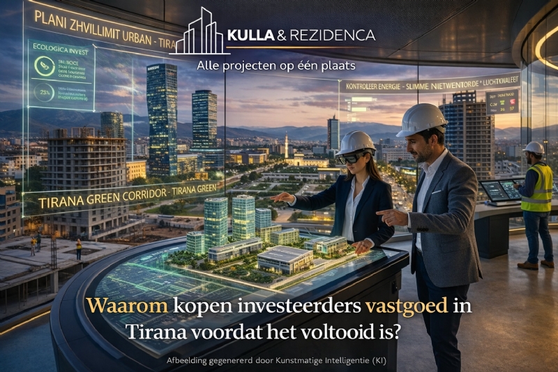 Waarom kopen investeerders vastgoed in Tirana vóór de voltooiing van de bouw?