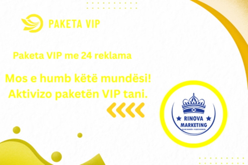 Paketa VIP me 24 reklama dhe Profil biznesi me domain në platformën Panairi Online me SEO ne Google, Dyqan per shitje online, rrit biznesin me paniri online për marketing lokal, paniri për agjenci marketingu, reklama për biznese