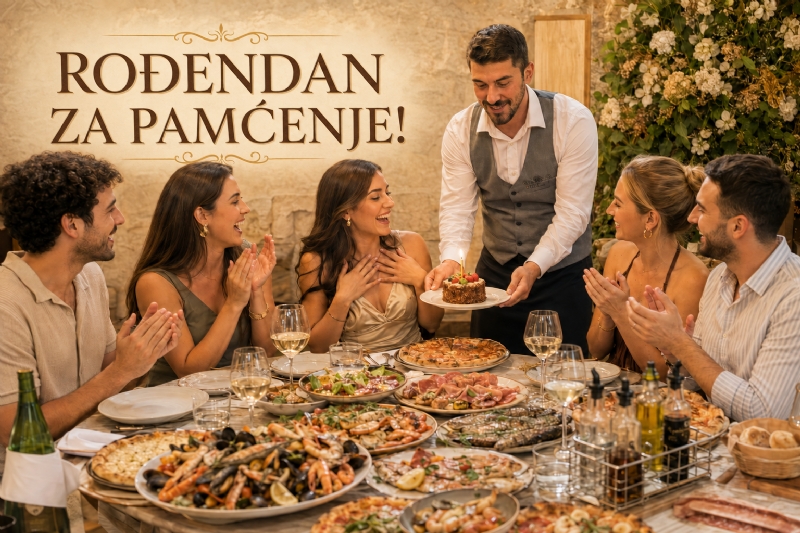 ROĐENDAN ZA PAMĆENJE – proslavite poseban dan uz bogat stol u Konobi Teatro Zadar!