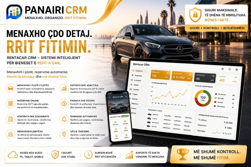 Ky është momenti ideal për të kaluar nga menaxhimi manual te Software Rental Rentacar CRM dhe të fitoni më shumë kontroll e kohë.