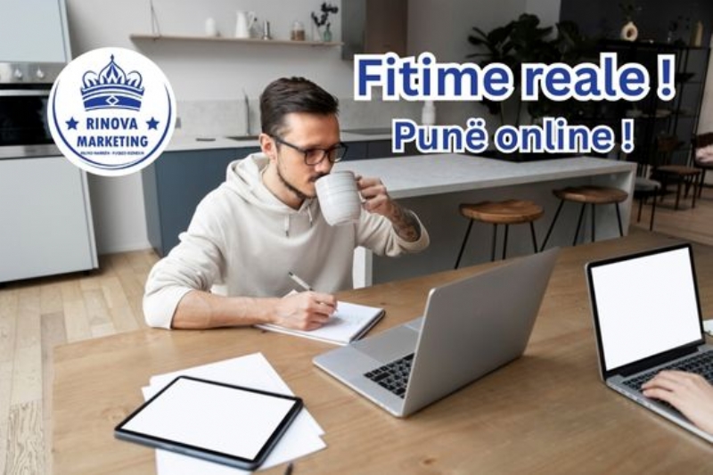 Asistent administrativ online Fier, Analist i të dhënave Fier, Konsulent online Fier, Koordinator projekti Fier, Specialist shitjesh online Fier, Menaxher e commerce Fier, Asistent HR online Fier, Pune ne Fier