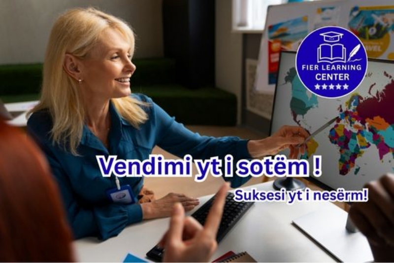 permirsim anglishte Fier, permirsim gjermanisht Fier, permirsim italisht Fier, pergatitje per aplikim jashte shtetit, kurse studimi jashte Fier, kurse per te huaj Fier, perkthime dhe kurse gjuhe, mesime private Fier, mesime per te rritur Fier