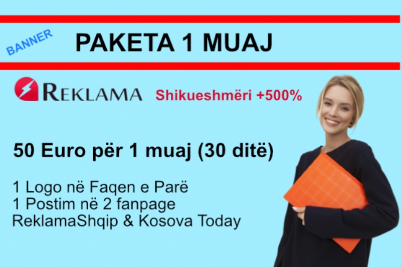 BANNER NE FAQEN E PARE në Platformën ReklamaShqip.com