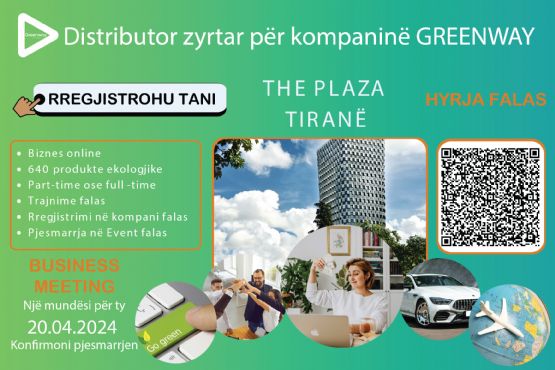 Mundësi biznesi dhe Trajnim fizik nga kompania Greenway Albania